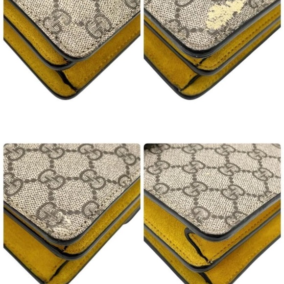 Gucci Beige and Yellow Shoulder Bag - Picture 7 of 16